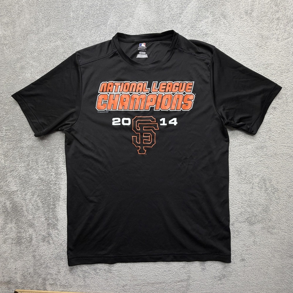 Genuine Merchandise Shirt Mens XL‎ Black National League Champions 2014 Giants